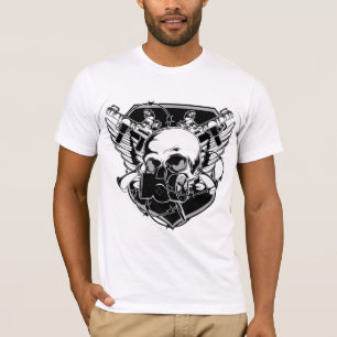 T-shirt Crâne de masque de gaz