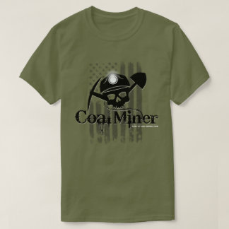 T-SHIRT CRÂNE DE MINEUR DE CHARBON