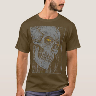 T-shirt Crâne de mort cool Squelette à manches courtes