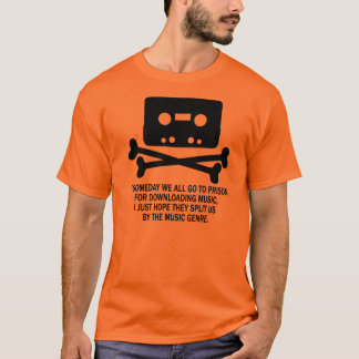 T-SHIRT CRÂNE DE PIRATE DE CASSETTE