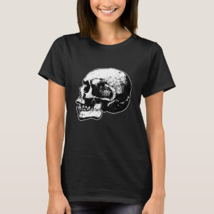 T-shirt Crâne de pirate motard rockeur mort varnitas os bi