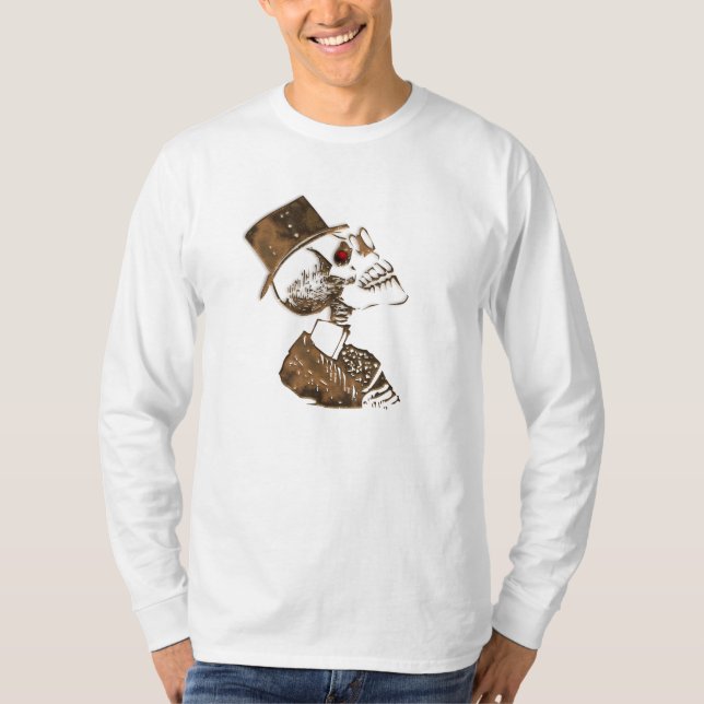 T-shirt Crâne de Steampunk (Devant)