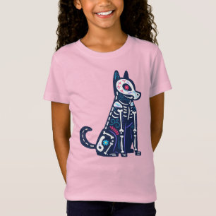 T-Shirt Crâne de sucre Calavera Chien I