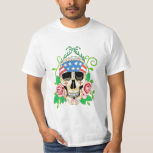 T-shirt Crâne de sucre de motard