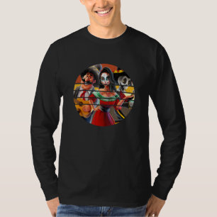 T-shirt Crâne de sucre Mexicain Catrina Halloween Jour des