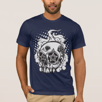T-shirt Crâne de tabagisme de sucre