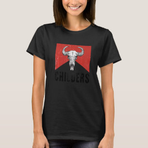 T-shirt Crâne de taureau Childers graphique Crânes de vach