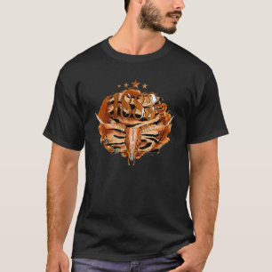 T-shirt Crâne de taureau de vache Boho de Yellowstone 1883