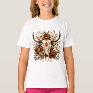 T-shirt Crâne de taureau occidental