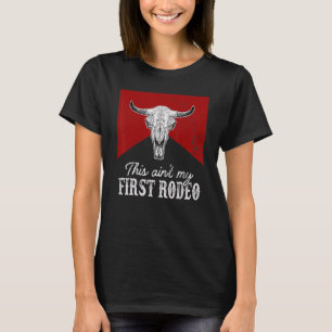 T-shirt Crâne de taureau Vie occidentale de campagne Ce n'