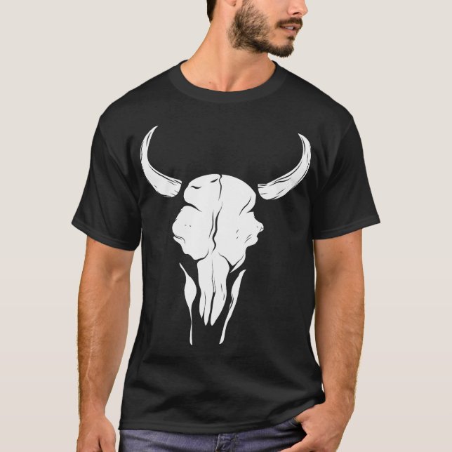 T-shirt Crâne de vache (Devant)
