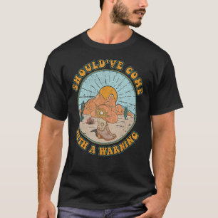 T-shirt Crâne de vache taureau Howdy aurait dû venir avec