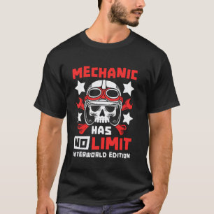 T-shirt Crâne de vélo - Atelier Garage Moto Motocyclette