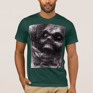 T-shirt Crâne de zombi, se levant de la tombe criant