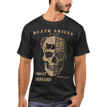 T-shirt crâne d'ingénieur de combat Death Smiles