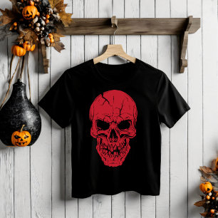 T-shirt crâne effrayant d'Halloween