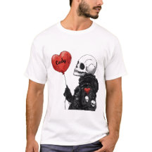 Crâne éffrayant - Personnalisable avec ballon
