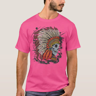 T-shirt Crâne en chef amérindien 2