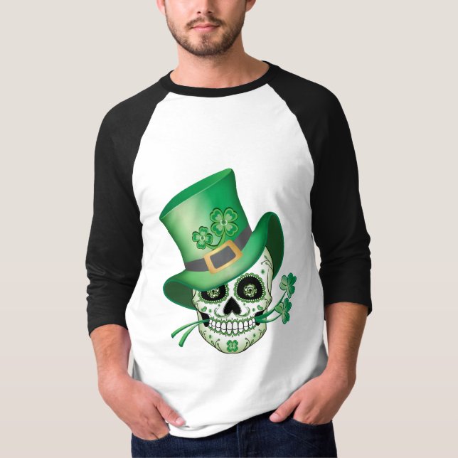 T-shirt Crâne en sucre irlandais (Devant)