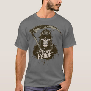 T-shirt Crâne esthétique jamais mieux à Grunge, Gothique o