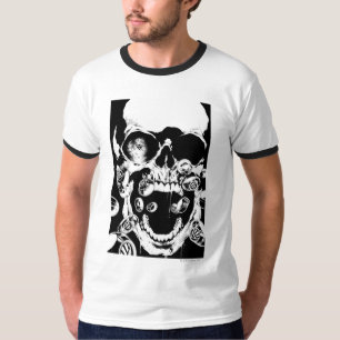 T-shirt Crâne et anneaux