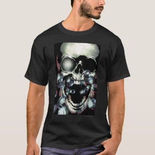 T-shirt Crâne et anneaux - couleur