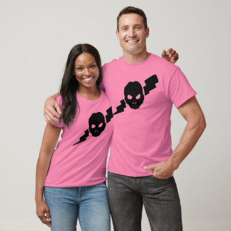 T-shirt Crâne et boulon d'éclairage !
