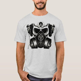 T-shirt Crâne et chemise de Gasmask