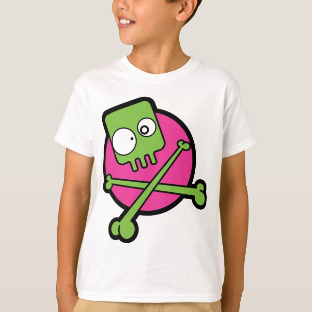 T-shirt Crâne et os croisés (Devant)