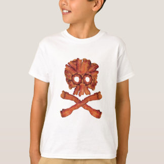 T-shirt Crâne et os croisés de lard