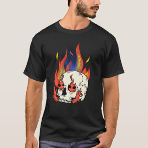 T-shirt Crâne flamboyant