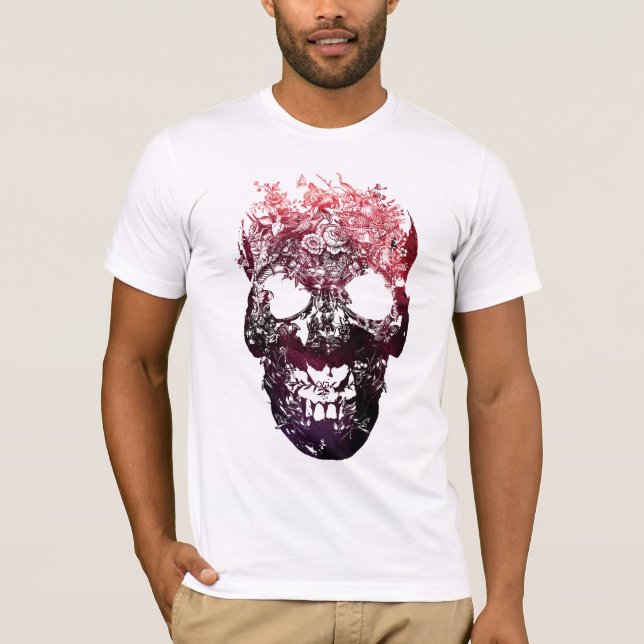 T-shirt Crâne floral (Devant)