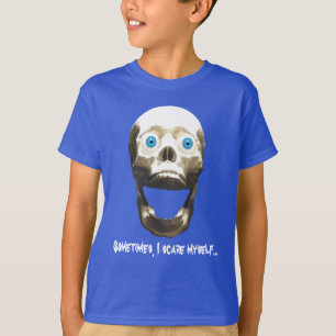 T-shirt Crâne gothique hurlant - Halloween Horreur