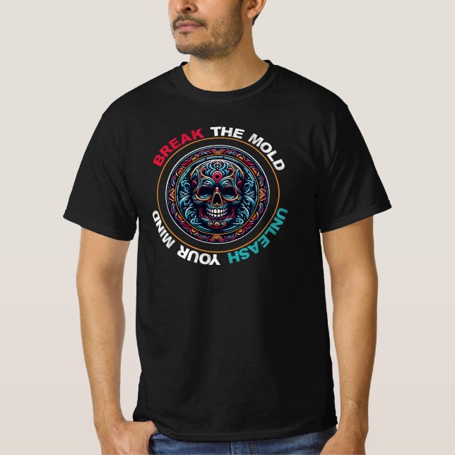 T-shirt Crâne graphique (Devant)