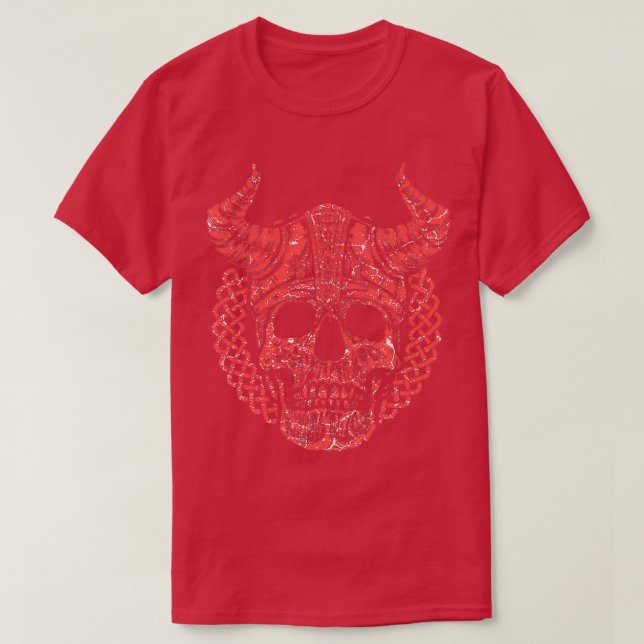 T-shirt Crâne guerrier viking 2 (Design devant)