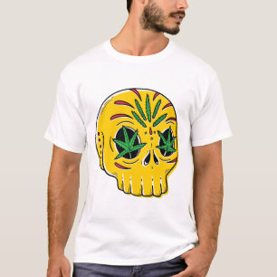 T-Shirt Crâne Herbe