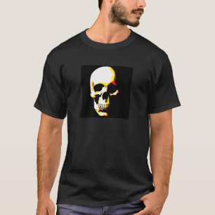 T-shirt crâne : Imaginaire Art Rock Punk Couleur n