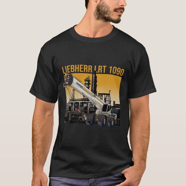 T-shirt Crane Liebherr LRT1090 (Devant)