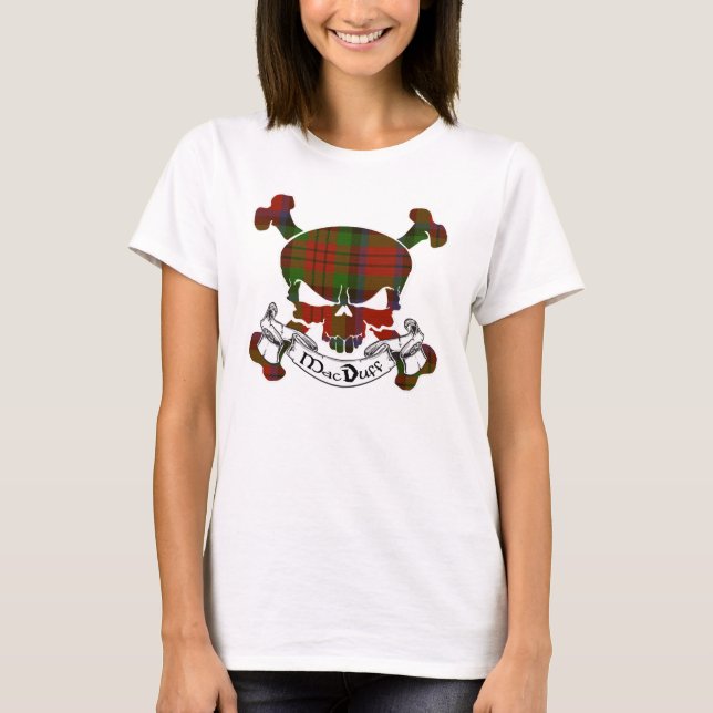 T-shirt Crâne MacDuff Tartan (Devant)