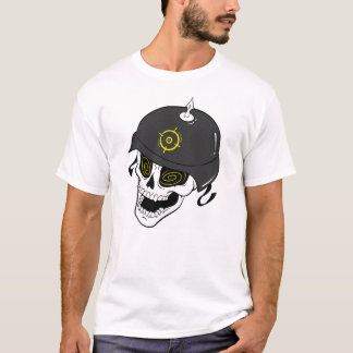 T-shirt Crâne métallique lourd