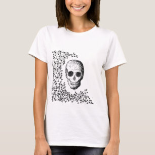 T-shirt Crâne noir