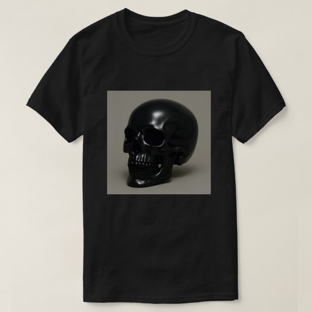 T-shirt Crâne noir (Design devant)
