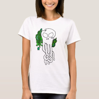 T-shirt Crâne octo vert
