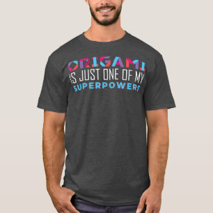 T-shirt Crane papier Origami Ma superpuissance Art japonai