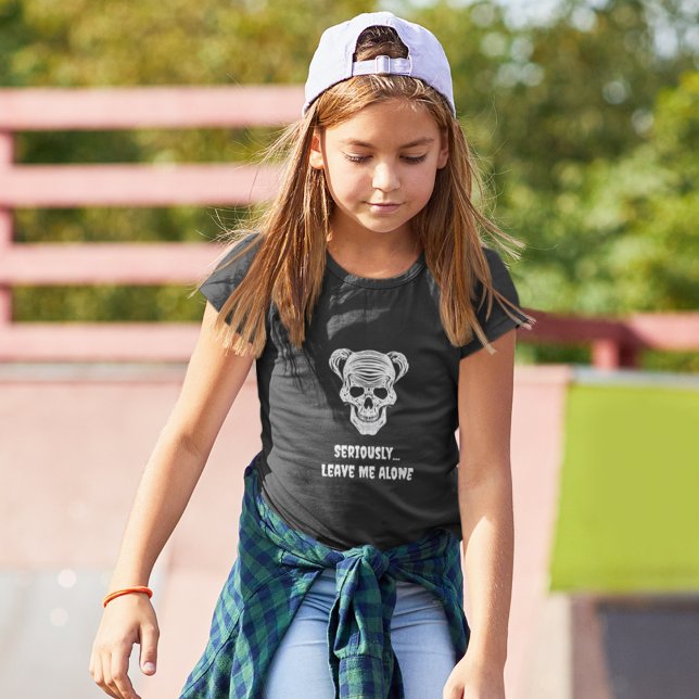 T-shirt crâne pour fille - Crâne pour enfants et t (Créateur téléchargé)