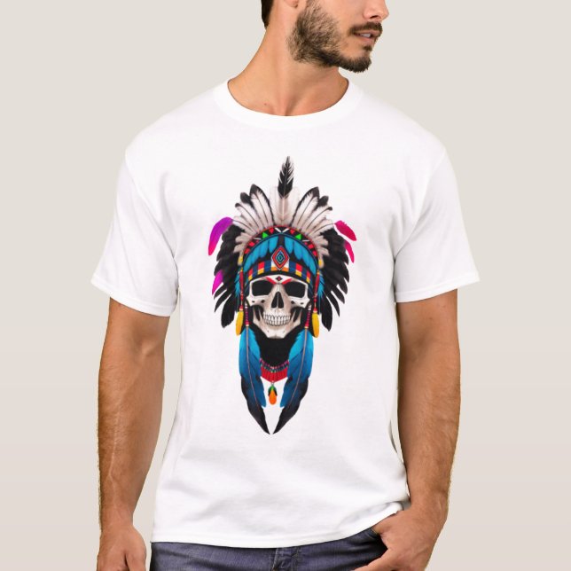 T-shirt crâne principal (Devant)
