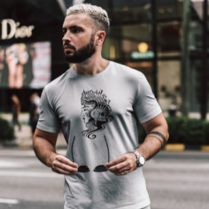 T-shirt Crâne Queen Dark Art Nouveau