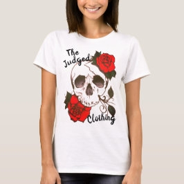 T-shirt crâne rouge rosé à jubilé femmes tee - shirt