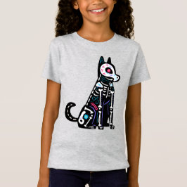 T-Shirt Crâne sucre Calavera Chien I