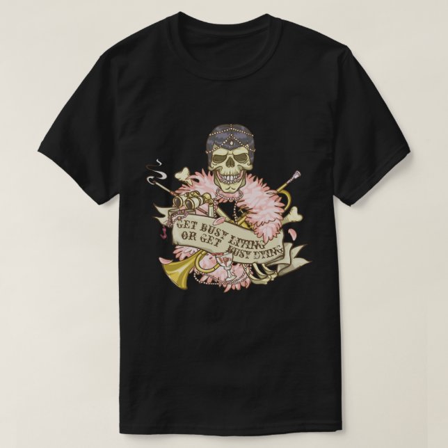 T-shirt Crâne Vintage personnalisable (Design devant)